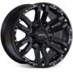 LC300 (17X8) 5x MATT BLACK VAPOUR WHEELS (6/139.7) +30 OFFSET - Image 2