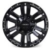 Prado 250 (17X8) 5x MATT BLACK VAPOUR WHEELS (6/139.7) +30 OFFSET - Image 4