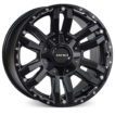 LC300 (17X8) 5x MATT BLACK VAPOUR WHEELS (6/139.7) +30 OFFSET - Image 6