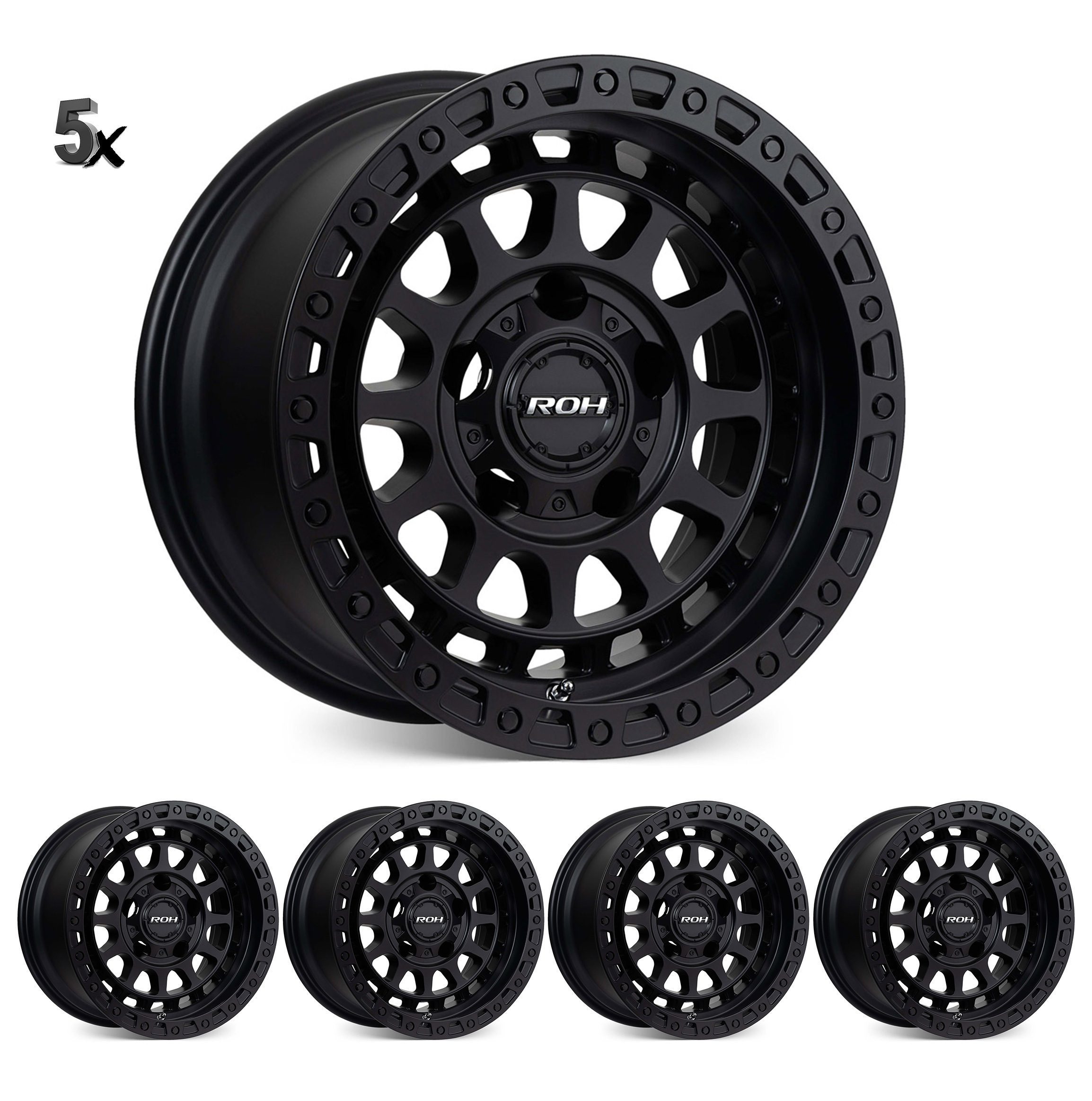 LC71/LC76/LC78/LC79 (17X9) 5 ASSAULT WHEELS (5/150)