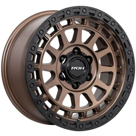 Prado 250 (17X9) 4x MATT BLACK BRONZE ASSAULT WHEELS (6/139) +40 OFFSET
