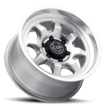 SILVERADO/SUBURBAN/SIERRA 1500 (17x8.5) 4x NUEVO SILVER MACHINED 6x5.5 (0 OFFSET) - Image 2