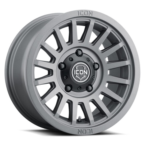 3617856350CH – ICON ALLOYS RECON SLX CHARCOAL 17 X 8.5 / 6 X 135/6MM / 5″ BS