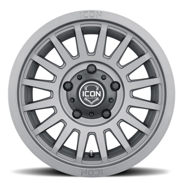3617856350CH – ICON ALLOYS RECON SLX CHARCOAL 17 X 8.5 / 6 X 135/6MM / 5″ BS