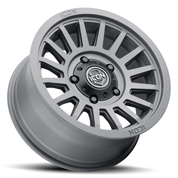 3617856350CH – ICON ALLOYS RECON SLX CHARCOAL 17 X 8.5 / 6 X 135/6MM / 5″ BS