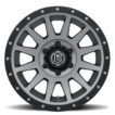 (17x8.50) 4x COMPRESSION TITANIUM 6x5.5" (0 OFFSET) - Image 3