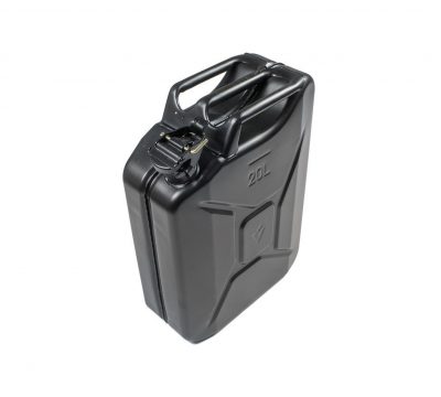20L JERRY CAN – BLACK STEEL FINISH