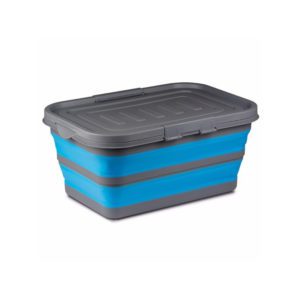 Kampa Collapsible Large Storage Box – Blue	 (38 L)