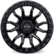 Prado 250 (17X9) RAID MATT BLACK 4x ALLOY WHEELS (6/139) +35 - Image 4