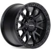 Prado 250 (17X9) RAID MATT BLACK 4x ALLOY WHEELS (6/139) +35 - Image 2